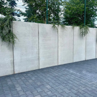 ściana oporowa typu L (zbrojony beton architektoniczny)